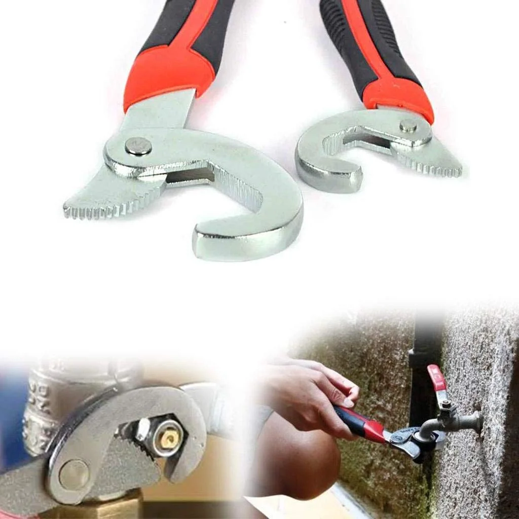 Estervig Universal Multi-Function Adjustable Wrench Set | Stainless Steel Spanner Tool Kit for Automotive & Plumbing & Home Use | Snap and Grip Hand Tool Set image 2