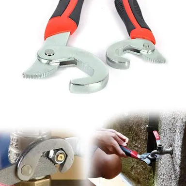 Estervig Universal Multi-Function Adjustable Wrench Set | Stainless Steel Spanner Tool Kit for Automotive & Plumbing & Home Use | Snap and Grip Hand Tool Set thumbnail 1