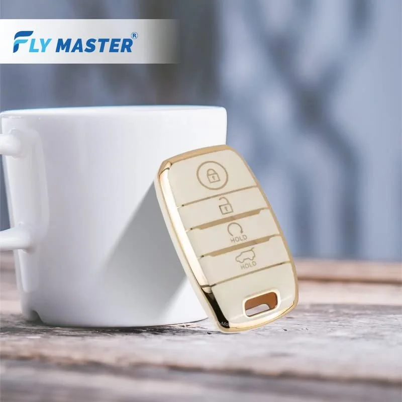 KIA Sonet 2020 Car Key Cover | Fly Master Automotive Accessories | Durable Stylish Key Protector for Seltos 2020 image 2