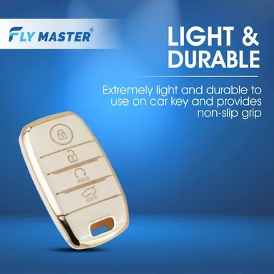 KIA Sonet 2020 Car Key Cover | Fly Master Automotive Accessories | Durable Stylish Key Protector for Seltos 2020 thumbnail 2