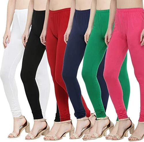 Cotton Lycra Legging for Women Multicolor Free Size Stretchable Slim Fit Comfortable Daily Wear Leggings image 1