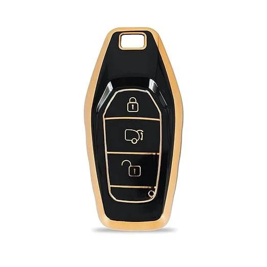 Mahindra XUV 500 Smart Key Cover | TPU Car Key Accessories | Push Button Start Models Pack of 2 - Fly Master image 1
