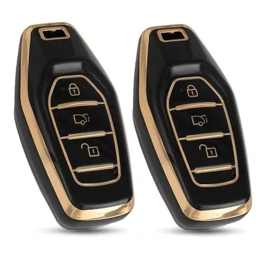 Mahindra XUV 500 Smart Key Cover | TPU Car Key Accessories | Push Button Start Models Pack of 2 - Fly Master thumbnail 1