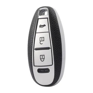 Maruti Suzuki Car Key Cover | Baleno, Brezza, Vitara Brezza, S-Cross, Ciaz | Fly Master Stylish Protective Smart Key Cover thumbnail 0
