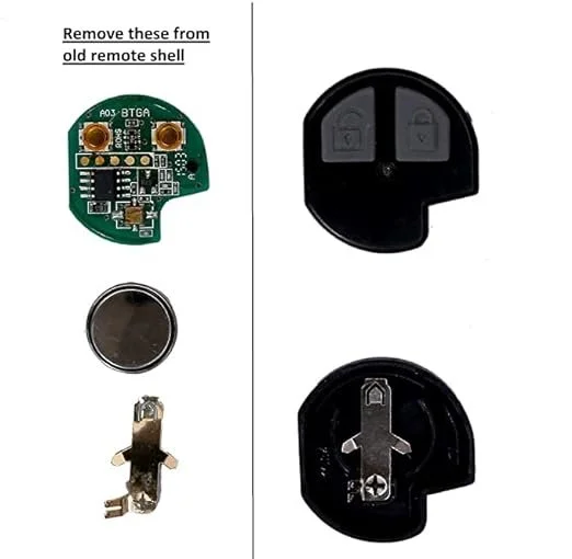 Maruti Suzuki Key Shell | Durable 2 Button Key Remote Replacement for Swift Dezire Ertiga Alto Omni | Fly Master image 3