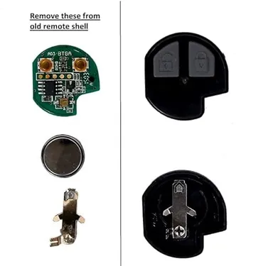 Maruti Suzuki Key Shell | Durable 2 Button Key Remote Replacement for Swift Dezire Ertiga Alto Omni | Fly Master thumbnail 2