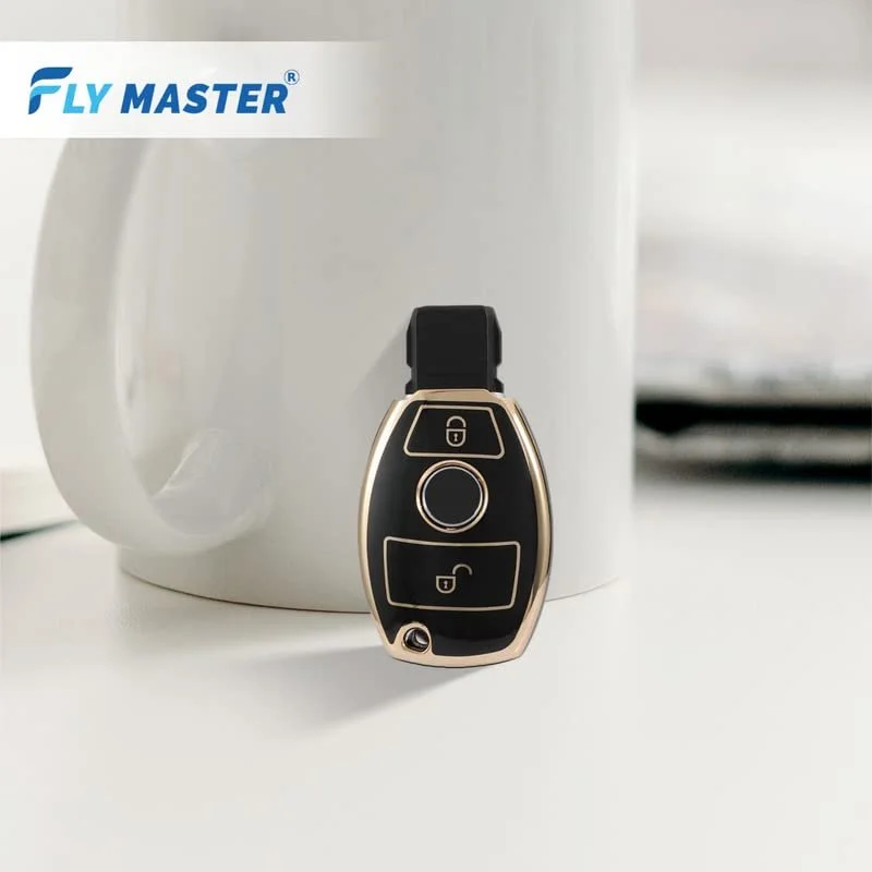 Mercedes C-Class Key Cover | Fly Master Stylish Key Fob Protector for M-Class, S-Class, GL Series image 2