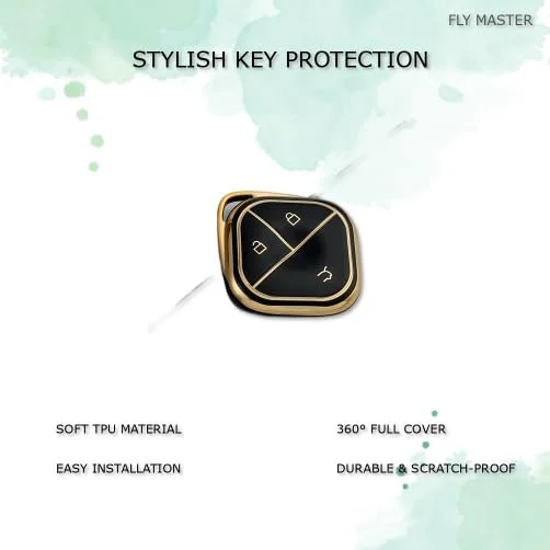 MG Comet 3 Button Smart Key Cover Fly Master | Car Accessories, Protective and Stylish Key Case for MG image 2