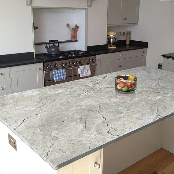 QEZZA Size 60 | 200 CM Wallpaper Peel and Stick Wallpaper Self Adhesive Removable Wallpaper Waterproof Countertop Paper for Cabinet Countertop Furniture Kitchen Viny Film image 5