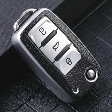 Polo Vento Jetta Passat Skoda Rapid Octavia TPU Car Key Cover | Custom Car Key Protector by Fly Master thumbnail 1