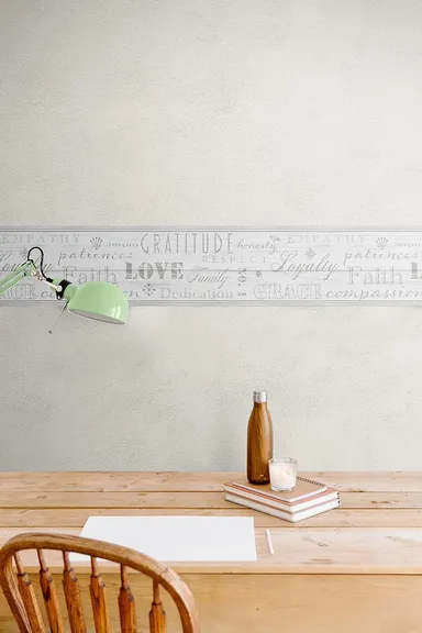 MIRART Distressed Wood Peel and Stick Wallpaper Border | Self Adhesive Vintage Rustic Wall Border for Kitchen, Living Room, Bathroom | 5.25" x 5 ft thumbnail 5