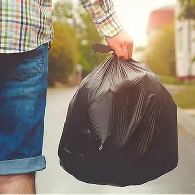Greenglow Dust Bin Bags | Extra Strong Leak Proof 19x21 inches, 30 Bags Per Pack | Medium Size, Durable Garbage Bags, Pack of 6 thumbnail 2