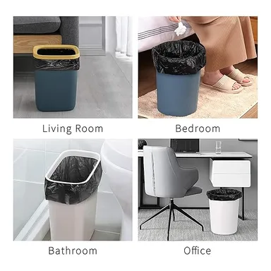 Greenglow Dust Bin Bags | Extra Strong Leak Proof 19x21 inches, 30 Bags Per Pack | Medium Size, Durable Garbage Bags, Pack of 6 thumbnail 5