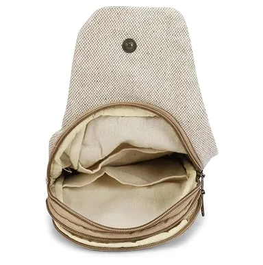 Himalayan Hemp Shoulder Bag by FIBERGOLD | Organic Handmade Eco-Friendly Travel Bag for Daily Use thumbnail 2