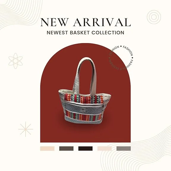 FIBERGOLD Hemp Shoulder Hand Bag for Girls | Stylish Fancy Hand Bag for Everyday Use and Western Fashion image 2
