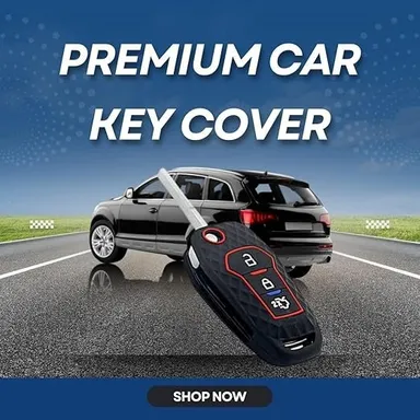Premium Silicone Car Key Cover Black | Fits, Bolt Nexon, Tiago, Tigor, Hexa,Zest | Durable Protective Stylish Case | Fly Master thumbnail 2