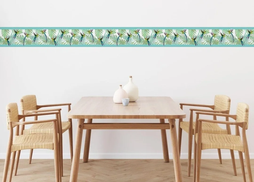 MIRART Cranes and Grasshoppers Peel and Stick Wallpaper Border |5.25 Inch Width x 5 ft Length for Kids Room & Nursery image 3