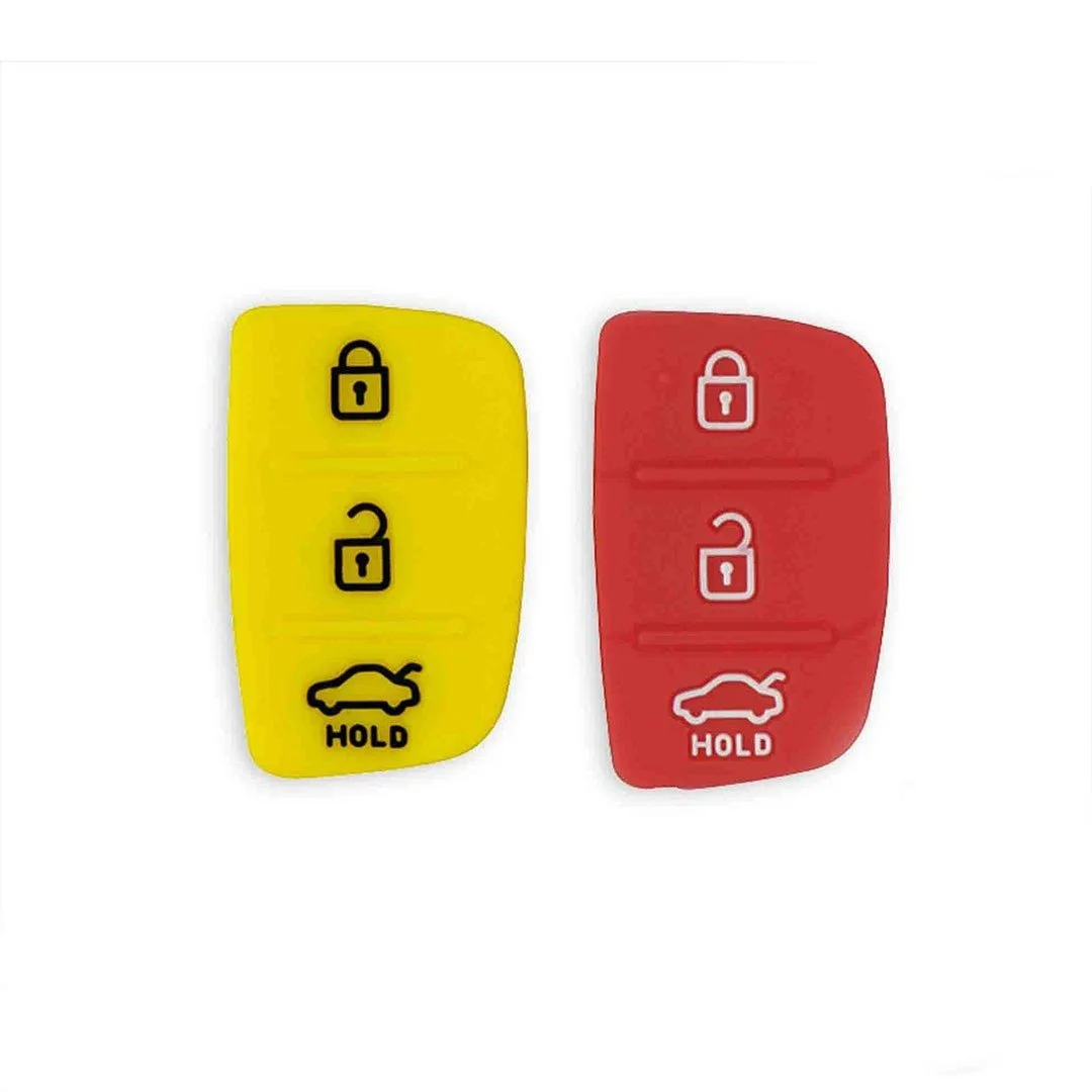 Replacement Remote Keypad Hyundai I20 3-Button Flip Key | Durable Car Key Remote Pack of 2 by Fly Master image 1