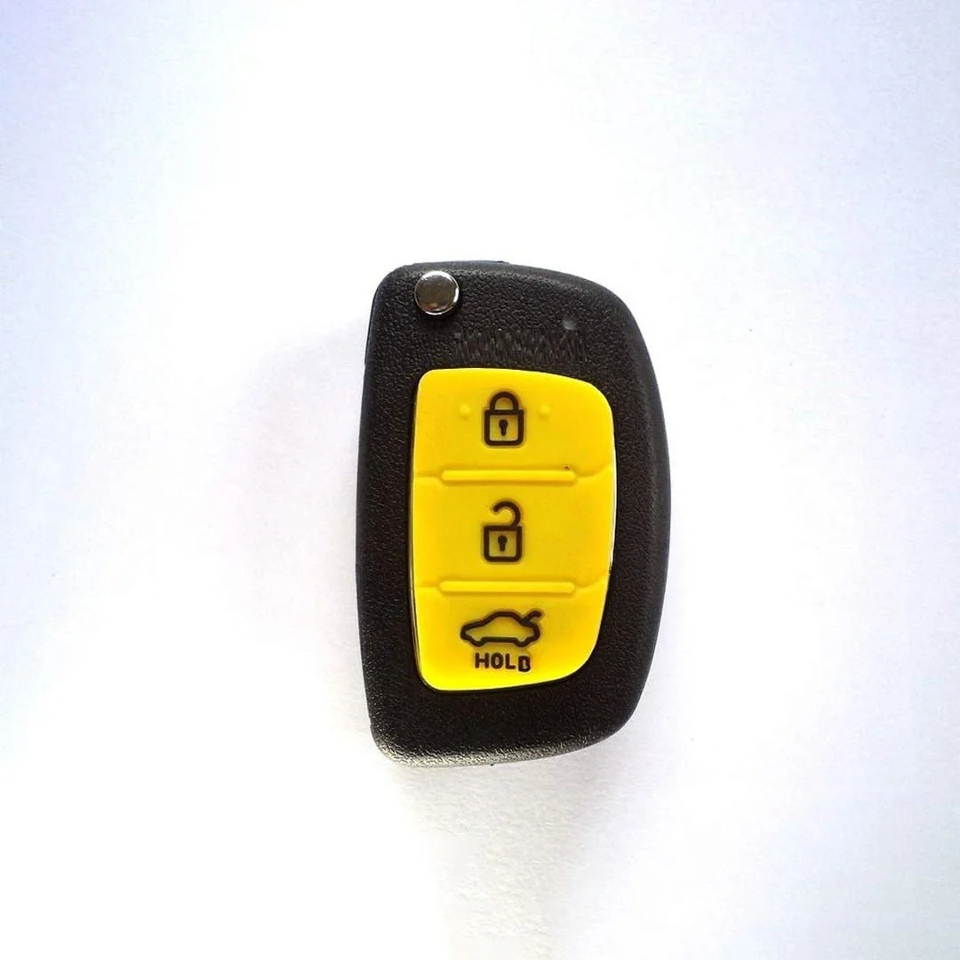Replacement Remote Keypad Hyundai I20 3-Button Flip Key | Durable Car Key Remote Pack of 2 by Fly Master image 2