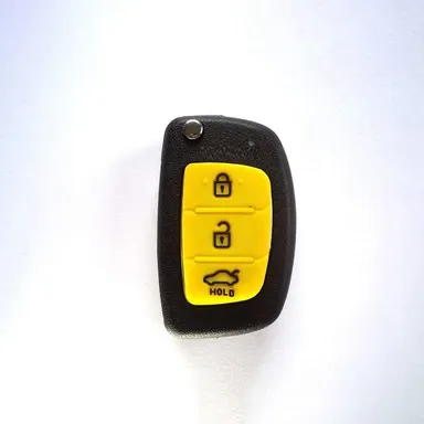 Replacement Remote Keypad Hyundai I20 3-Button Flip Key | Durable Car Key Remote Pack of 2 by Fly Master thumbnail 1