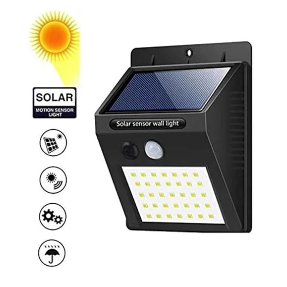 Solar Security LED Night Light for Home Outdoor/Garden Wall | Solar Garden Light image 2