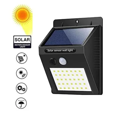 Solar Security LED Night Light for Home Outdoor/Garden Wall  | Solar Garden Light thumbnail 1