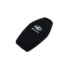 Silicone Car Key Cover for Mahindra XUV Push Button Start | Fly Master | Black Durable Stylish Protective Case thumbnail 1