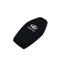 Silicone Car Key Cover for Mahindra XUV Push Button Start | Fly Master | Black Durable Stylish Protective Case thumbnail 3