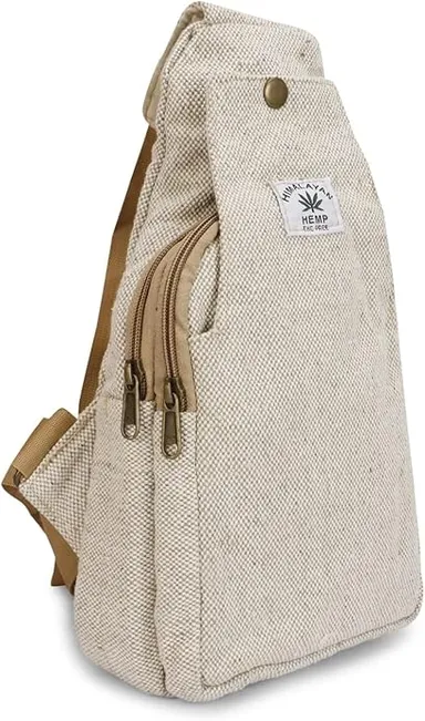 Organic Handmade FIBERGOLD Himalayan Hemp Shoulder Bag | Eco-Friendly Travel Bag for Daily Use thumbnail 2