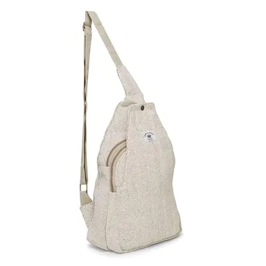 Organic Handmade FIBERGOLD Himalayan Hemp Shoulder Bag | Eco-Friendly Travel Bag for Daily Use thumbnail 0