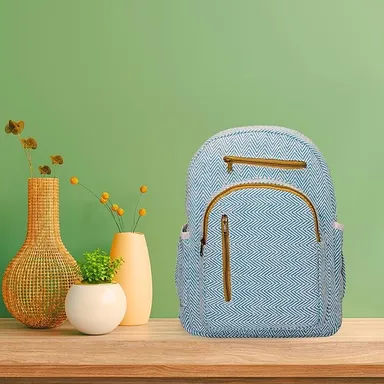 Organic Hemp Backpack for Men & Women by FIBRE GOLD | Eco-Friendly, Stylish, Durable, Rustic Backpack for Outdoor & Everyday Use, Multicolor L thumbnail 1
