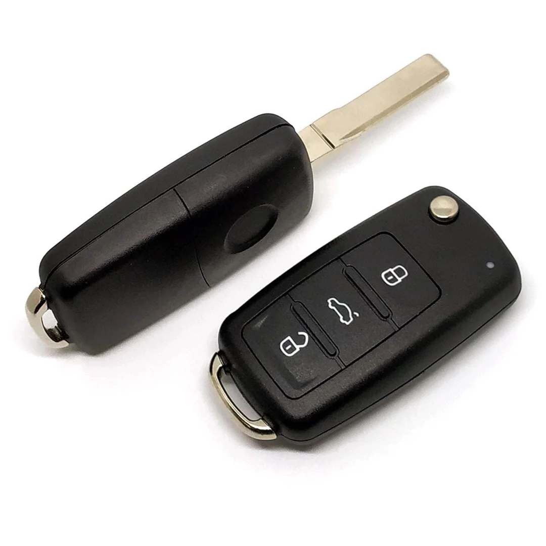 Skoda Models Key Shell Replacement | Fly Master Skoda Octavia, Laura, Superb, Fabia, Rapid Automotive Accessories Protects and Replaces Worn Key Shells image 1