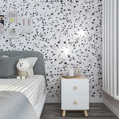 White Marble Self‑Adhesive PVC Wallpaper |Waterproof |Dust‑Proof | 60×200 cm Roll for Home & Kitchen Décor thumbnail 5