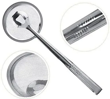 Ahina High-Performance Frying Strainer for Oil Draining | Best Frying Strainer India | Golden Crispiness Tool thumbnail 2