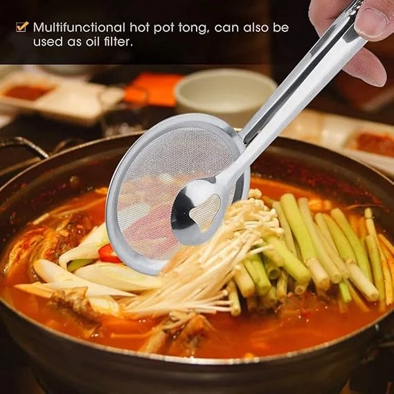 Ahina High-Performance Frying Strainer for Oil Draining | Best Frying Strainer India | Golden Crispiness Tool image 4