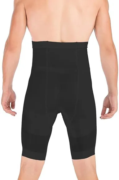Ahina Unisex Shapewear for All Genders, Comfortable Seamless Body Shaper, Breathable Compression Wear, Black thumbnail 1