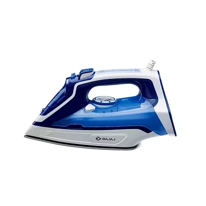 Bajaj MX40C 2000W Steam Iron with Ceramic Soleplate Vertical Ironing Anti-Drip & Anti-Scale 210ml Tank 360° Swivel Cord for Fast Crease Removal image 1