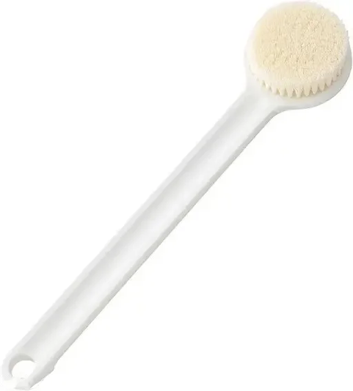 kriku expo long-handle bath brush | soft bristle body exfoliator for women & men Includes: brand, primary | secondary | long-tail| target audience. image 1