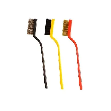 3-in-1 Wire Brush Set for Kitchen & Grill Cleaning | Varsha Creation Brass, Nylon & Stainless Steel Brushes thumbnail 0