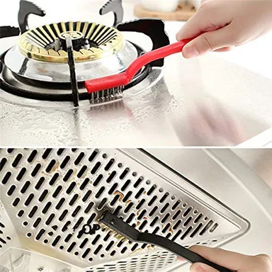 3-in-1 Wire Brush Set for Kitchen & Grill Cleaning | Varsha Creation Brass, Nylon & Stainless Steel Brushes thumbnail 2