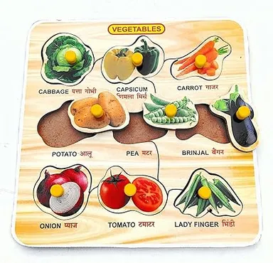 EL SMO Wooden Human Body Parts Puzzle| Educational Montessori Jigsaw for Kids and Adults, Pack of 2 | Ideal Learning Toy for Toddlers and Preschoolers thumbnail 3