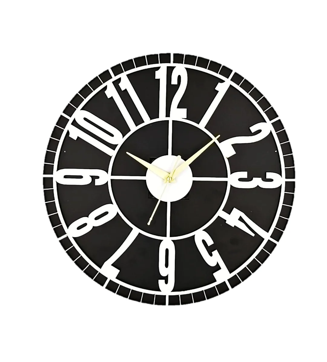 Wooden Silent Non-Ticking Wall Clock | Designer Decorative Wall Clock. image 4