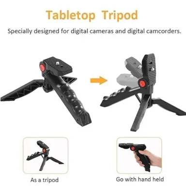 Mobile Video Recording Kit India | Mini Tripod Shotgun Podcast Microphone Phone Holder LED Light| for YouTube TikTok Vlog by EL SMO thumbnail 2