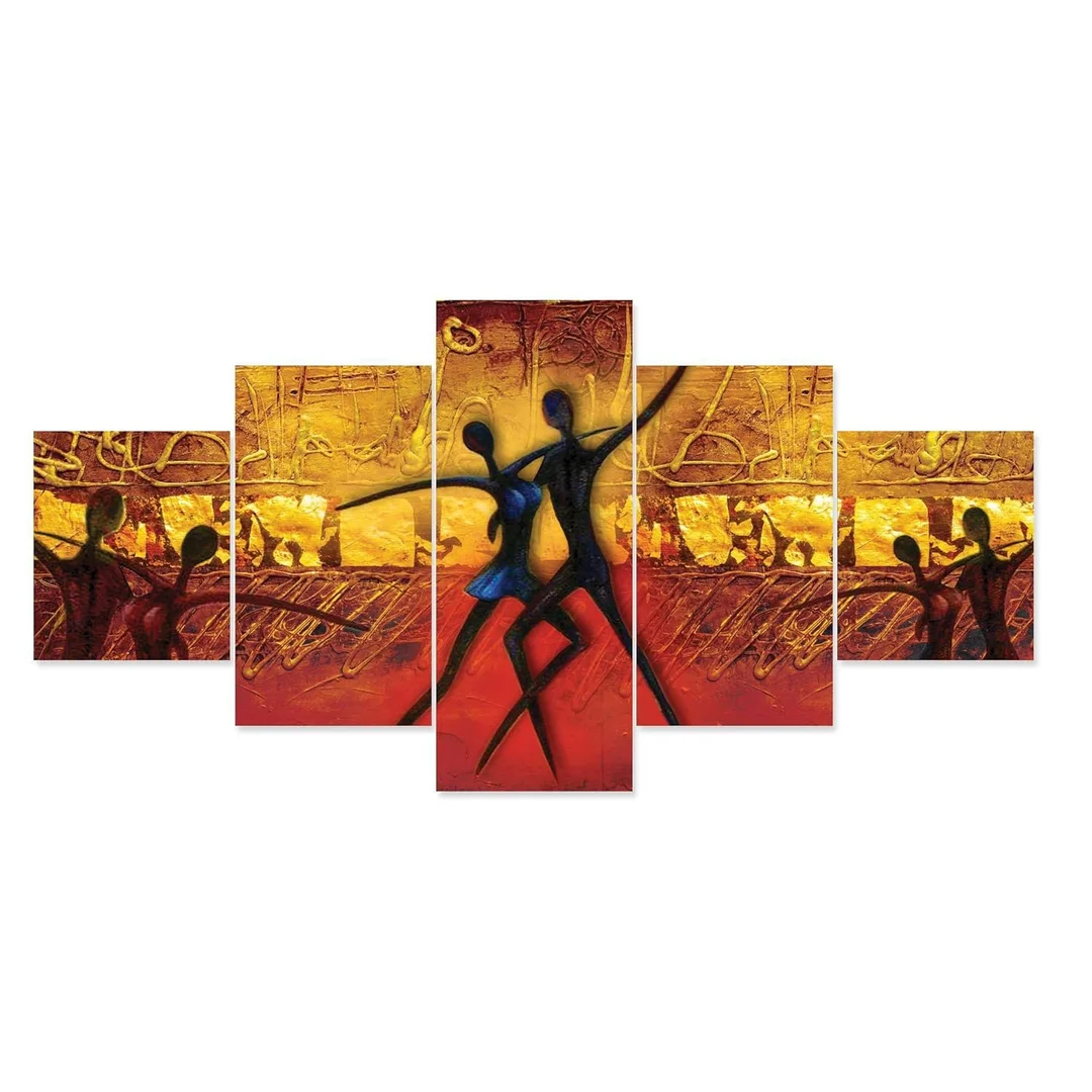 Shoppe Set of Five 3D Framed Paintings for Wall Decoration | Large Paintings for Living Room, Bedroom, Home Décor | Varsha Creation  image 2