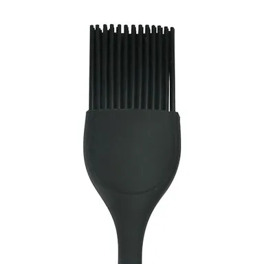 Silicone Basting Brush for Cooking | Varsha Creation Food Grade Silicone Oil Brush | Long Kitchen Brush with Oil Dispenser| Black thumbnail 1