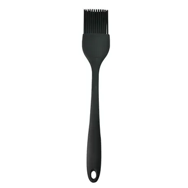 Silicone Basting Brush for Cooking | Varsha Creation Food Grade Silicone Oil Brush | Long Kitchen Brush with Oil Dispenser| Black thumbnail 0