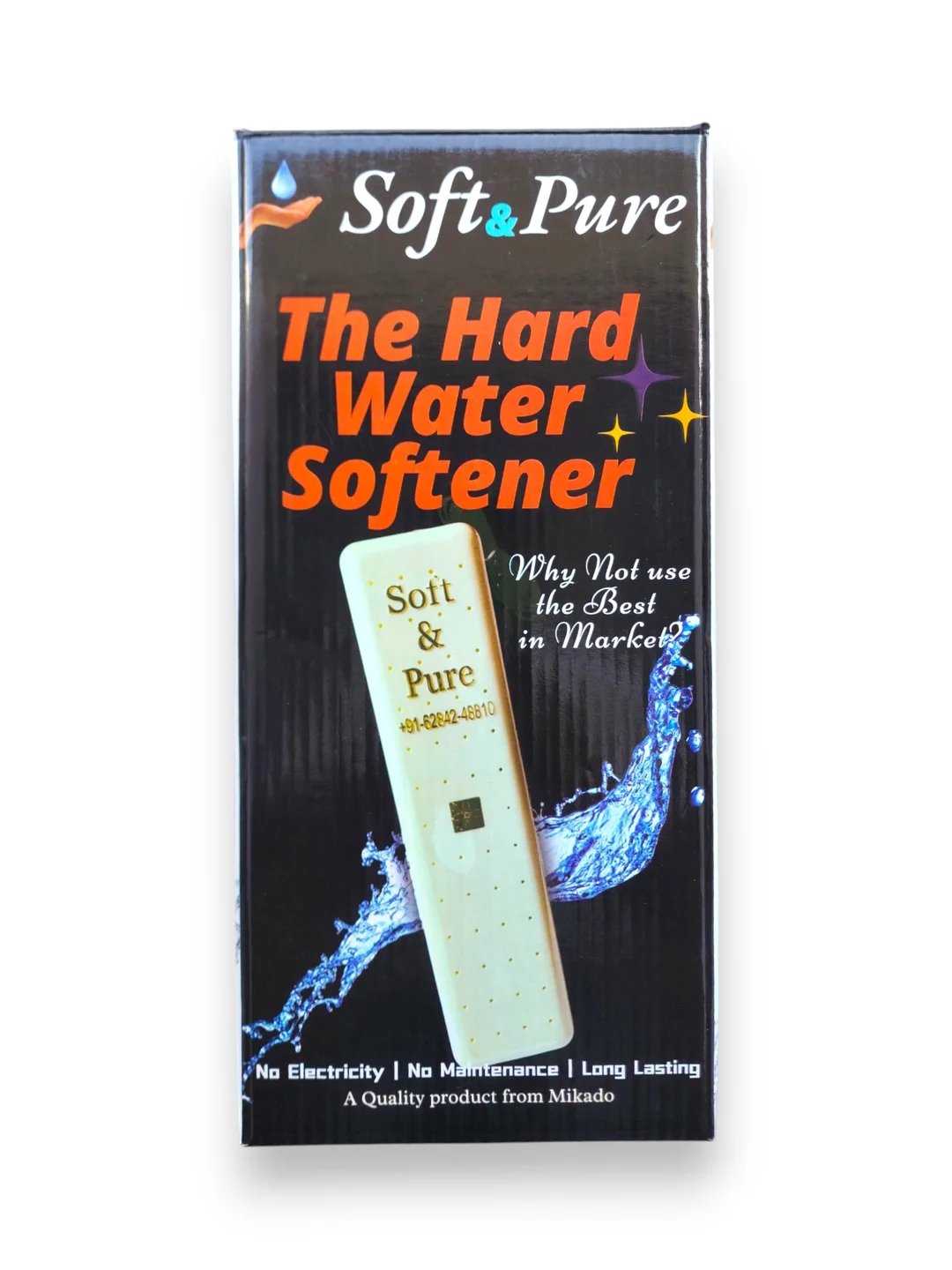Mikado Powerful Water Softener | Hard Water Treatment for Home, Bathroom & Kitchen | Prevents Limescale, Hair Fall & Dry Skin image 1