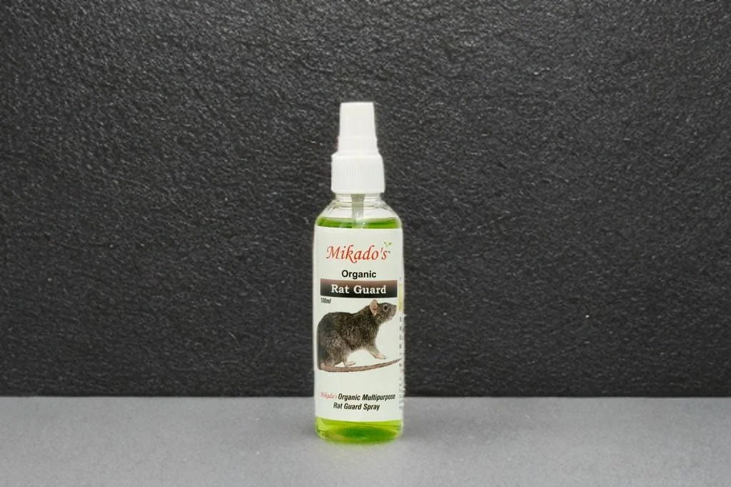 Rat Guard Spray 100 ML | Mikado | Natural Rat Repellent for Home, Car, and Wires image 1