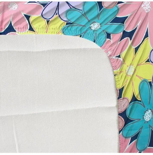 Cotton Double Bedsheet with King Size Pillow Covers | Wrinkle Free Breathable & Ultra Soft 220 TC | 90 x 90 Inches 7x7.5 Feet | Pink & Greenleaf | Soft Cotton Bedding image 3