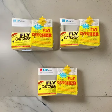 Non-Electric Fly Catcher Pack of 3 | Disposable, Odorless, Eco-Friendly | Mikado thumbnail 0